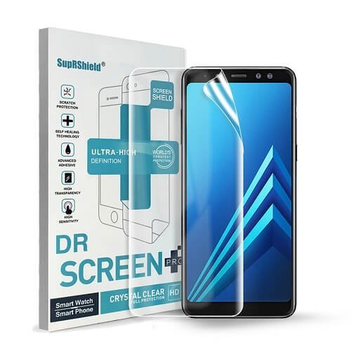 [3 Pcs] Samsung Galaxy A8 2018 Hydrogel Full Cover Screen Protector Film