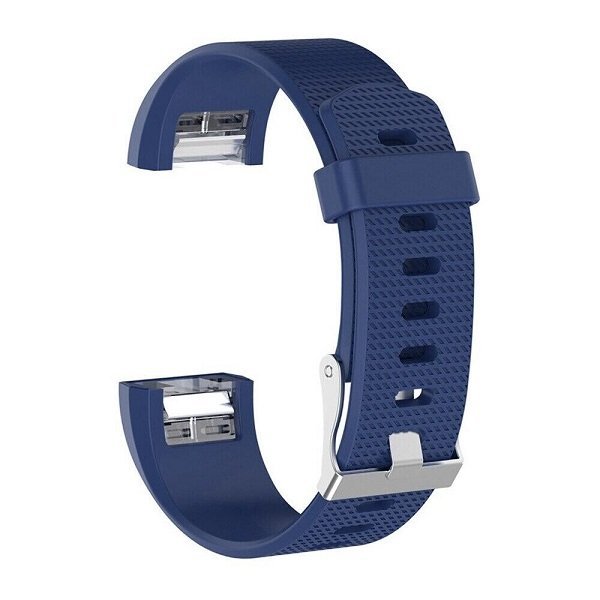 For Fitbit Charge 3 / 4 Band Replacement Wrist Strap Silicone Smart Watch Band (Small, Blue)