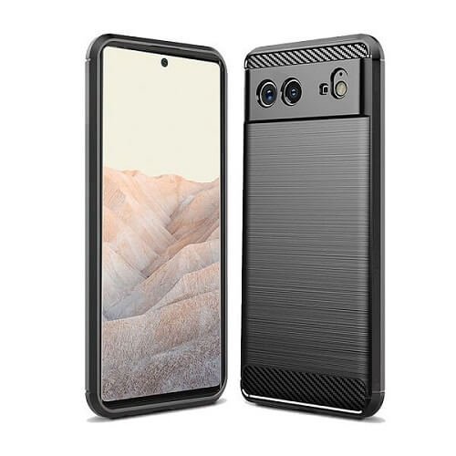 Google Pixel 6 Case Shockproof Heavy Duty Rugged Anti Knock Back Cover (Black)