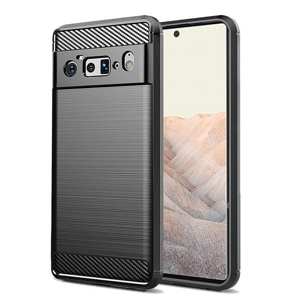 Google Pixel 6 Pro Case Shockproof Heavy Duty Rugged Anti Knock Back Cover (Black)