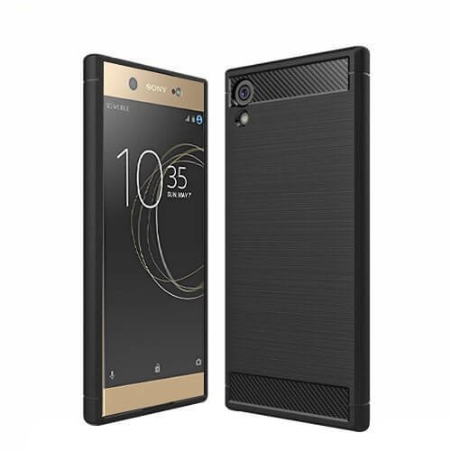 Sony XA1 Ultra Case Shockproof Heavy Duty Rugged Anti Knock Back Cover (Black)